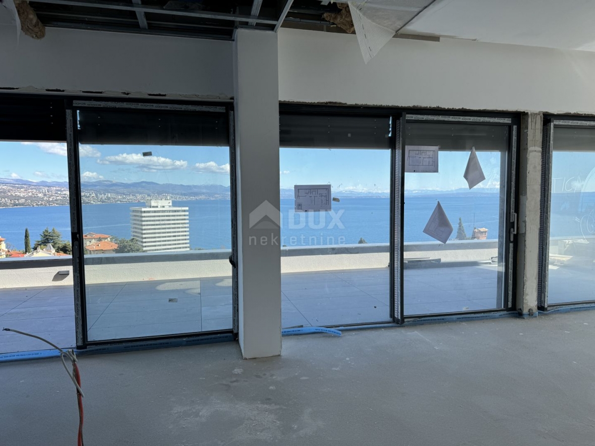 OPATIJA, ZENTRUM – exklusives Penthouse von 214 m2 in einem luxuriösen Neubau, Wellness, Aussicht