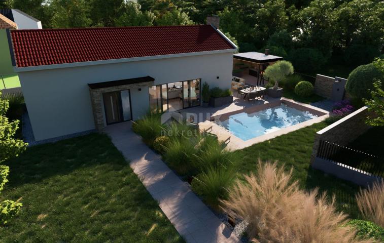 ZADAR, ŽERAVA - Newly built house with swimming pool