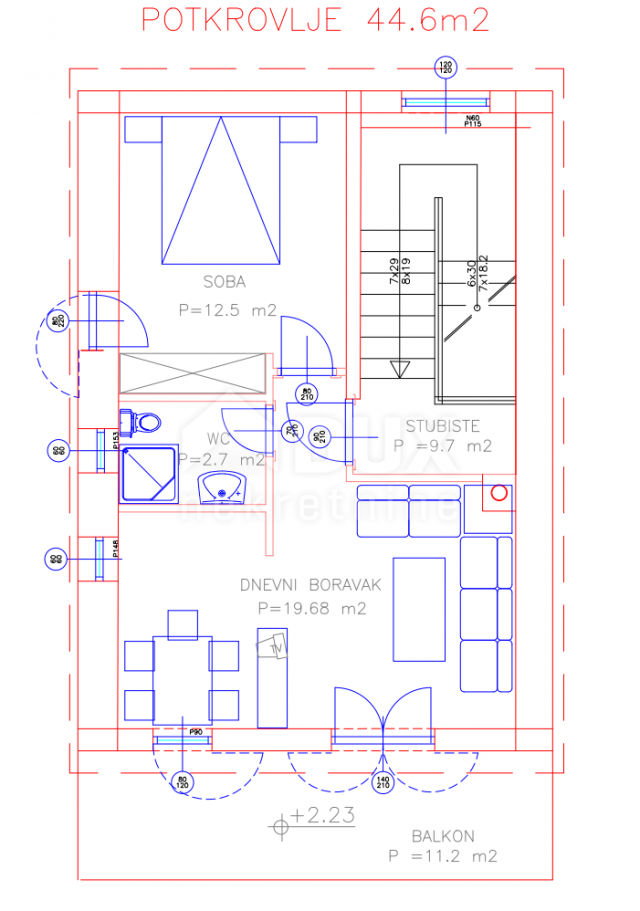 PAG, ZUBOVIĆI - House with 4 apartments near Novalja