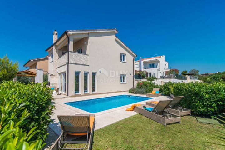 ISTRIA, POMER - Modern villa 2nd row to the sea, panoramic view, furnished