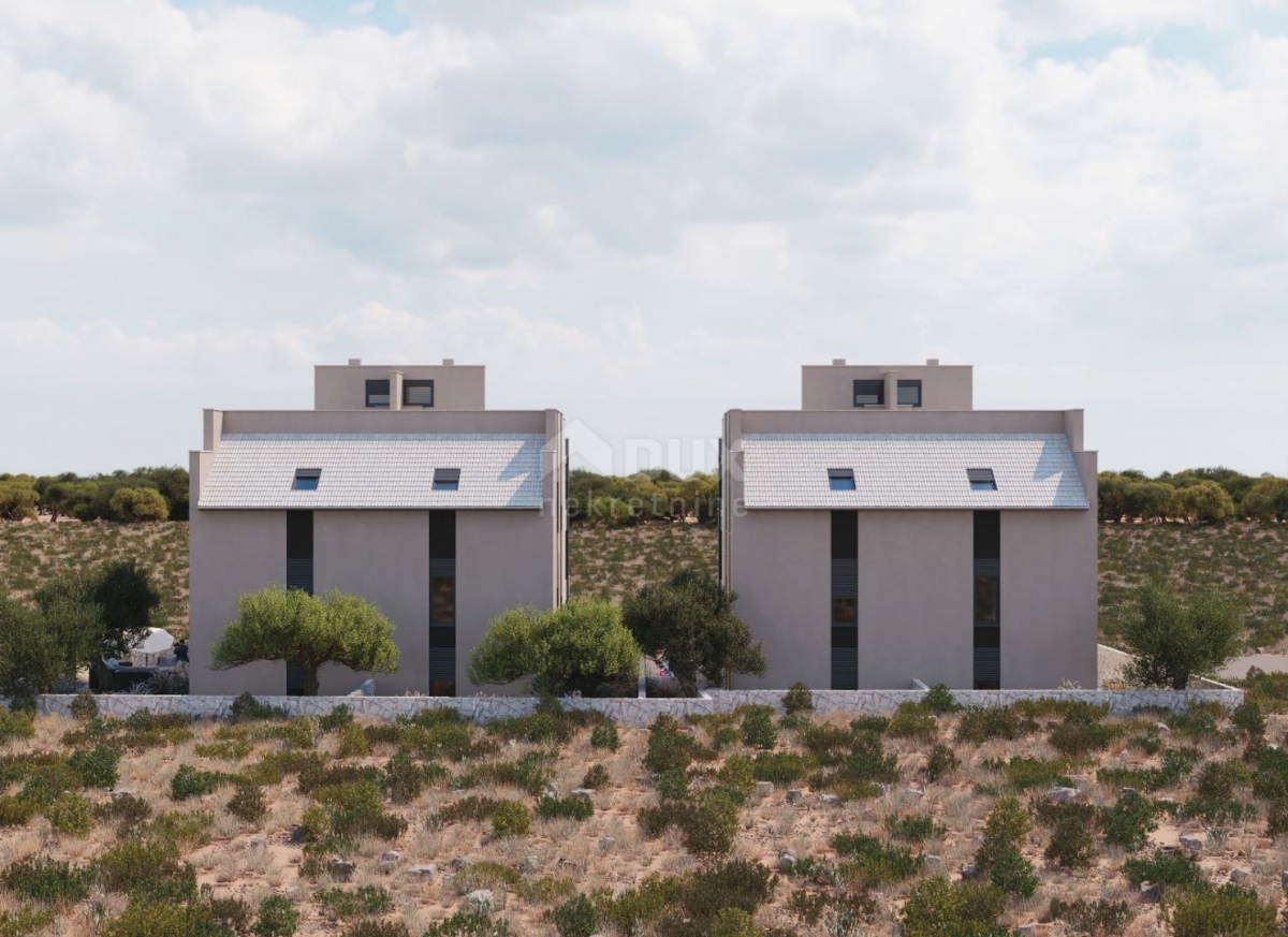 DIE INSEL PAG, ŠIMUNI, moderne Apartments in einem herrlichen Neubau, Meerblick, eine Seltenheit im 