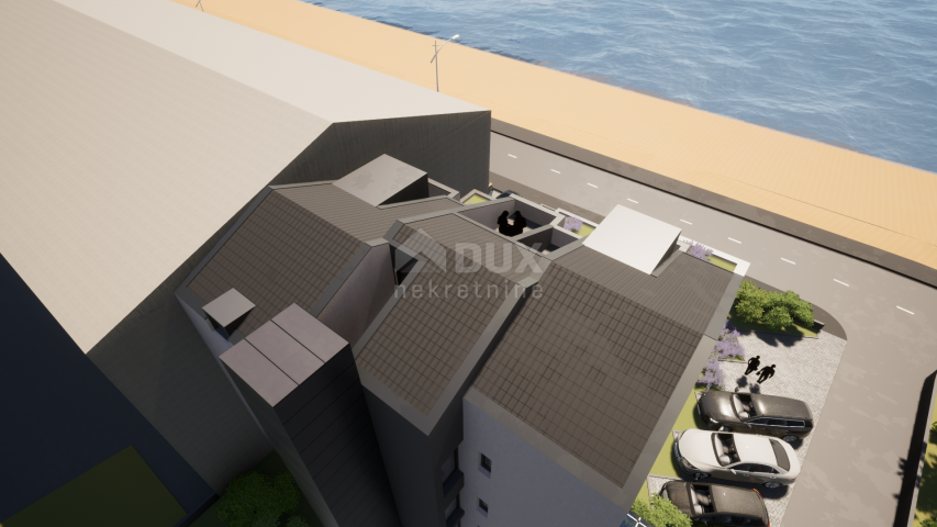 ZADAR, TURANJ - Modernes Studio-Apartment, erste Reihe zum Meer, S3