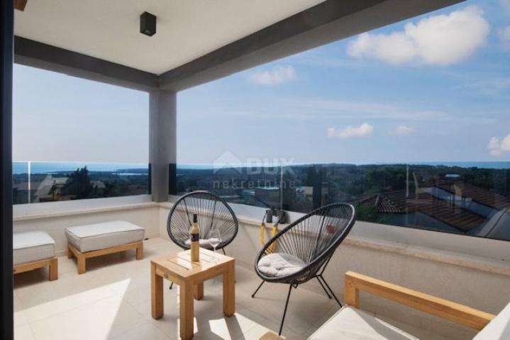 ISTRIA, LIŽNJAN - Luxury apartment 143m2 with sea view!