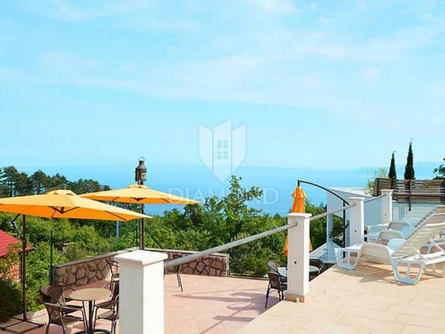 Opatija, surroundings, house with seven apartments, pool and sea view