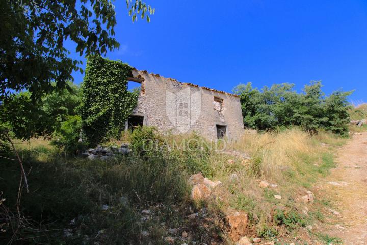 Labin, Rabac, house for renovation with sea view