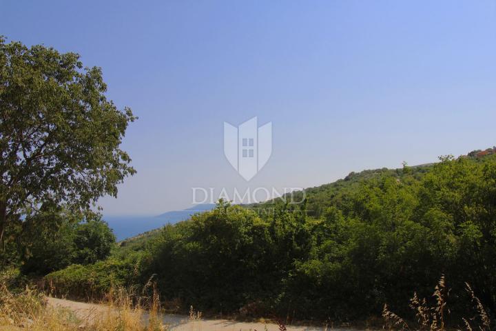 Labin, Rabac, house for renovation with sea view