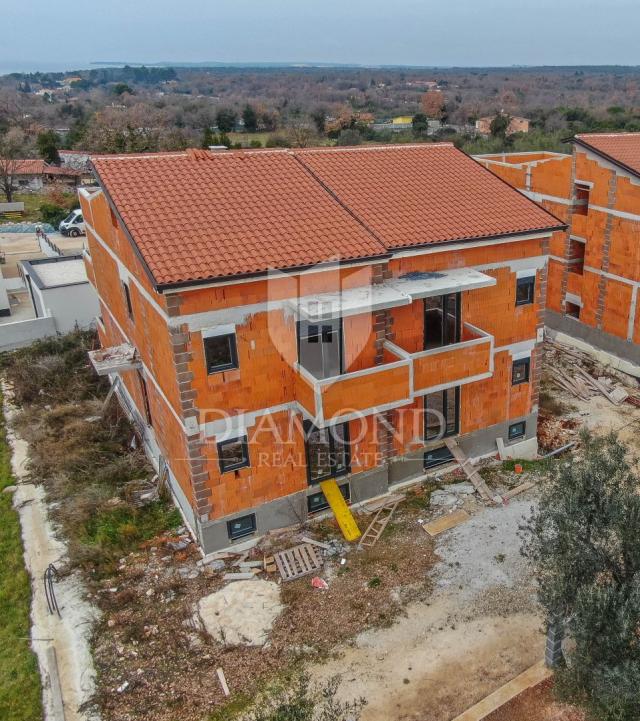 Fažana, surroundings, semi-detached house with sea view