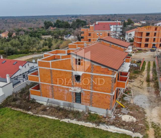 Fažana, surroundings, semi-detached house with sea view