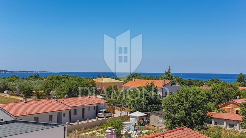 Fažana, surroundings, semi-detached house with sea view