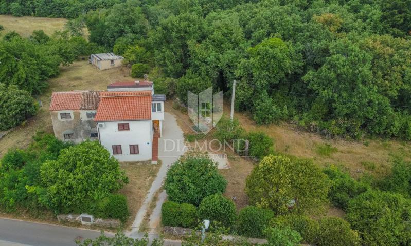 Umag okolica, kuća sa prostranom okućnicom na mirnoj lokaciji 