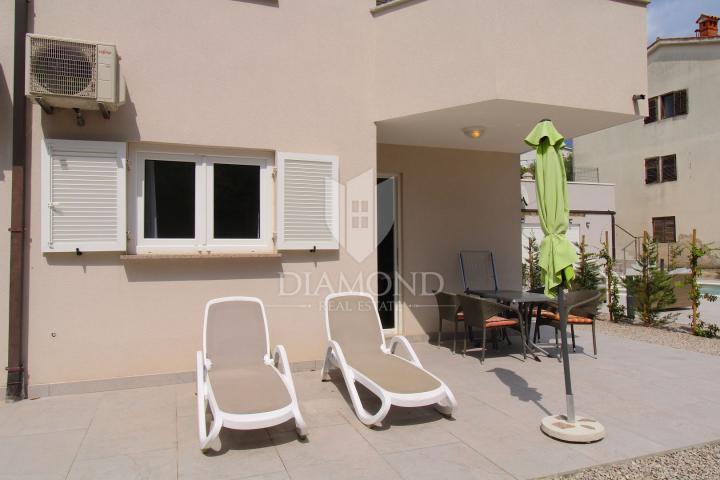 Rabac, beautiful ground floor apartment with garden, sea view