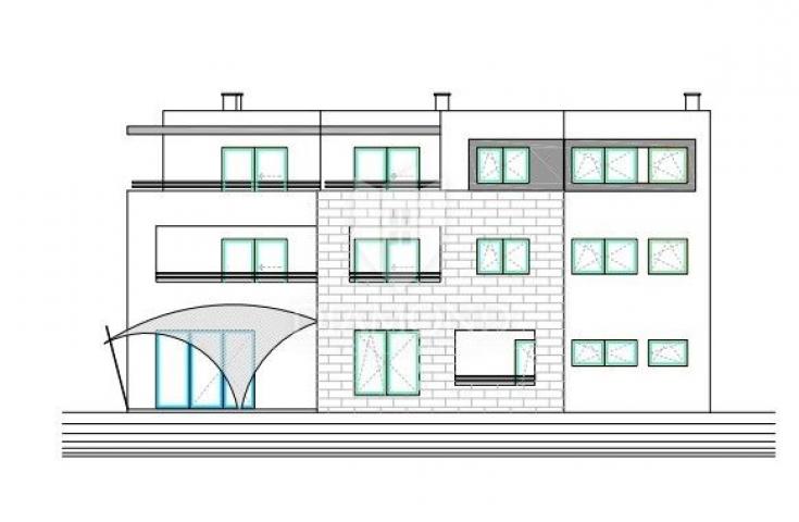 Novigrad, okolica! Zemljište sa projektom za izgradnju restorana i 5 apartmana !