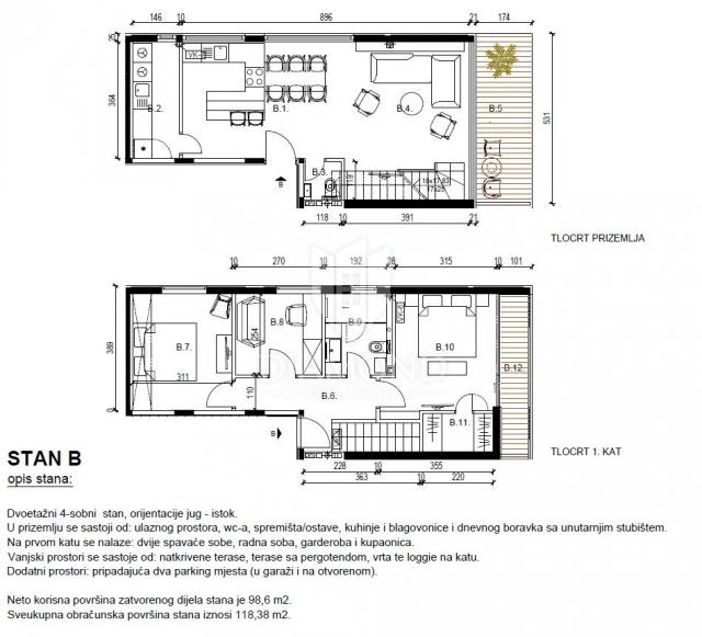 Rovinj, neue Wohnung mit Terrasse nicht weit vom Zentrum entfernt