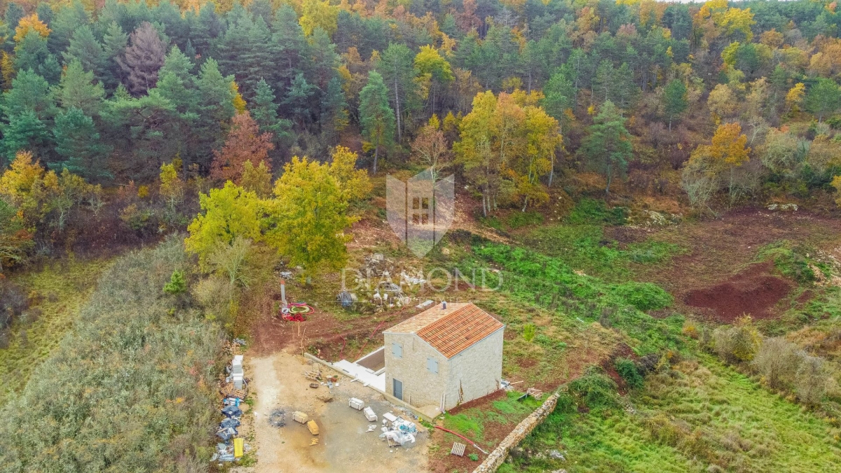 Momjan, Umgebung! Schönes Steinhaus inmitten der Natur!