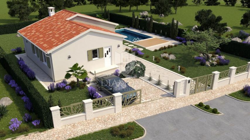 Istrien, Labin, neues Ferienhaus mit Swimmingpool