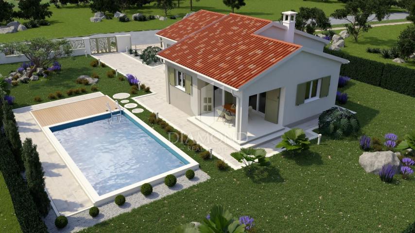 Istrien, Labin, neues Ferienhaus mit Swimmingpool