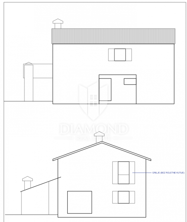 Brtonigla okolica, građevinsko zemljište sa projektom