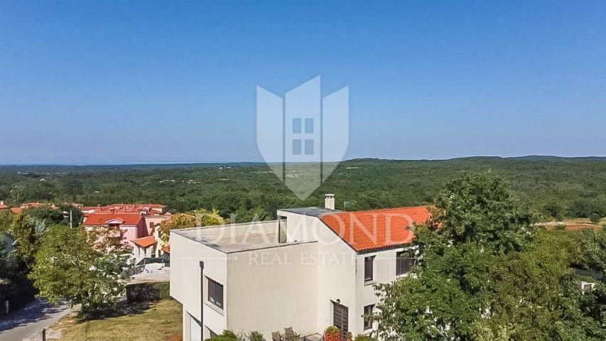 Poreč, surroundings, excellent house with a panoramic view of the sea!