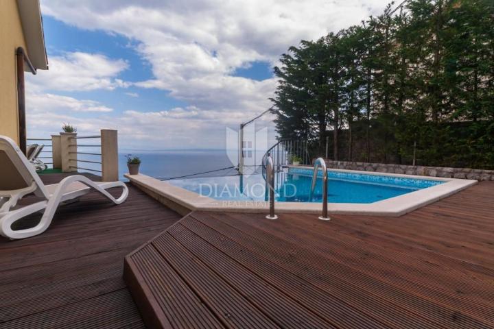 Opatija, surroundings, detached house with sea view