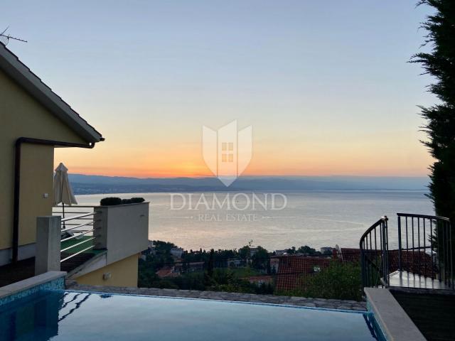 Opatija, surroundings, detached house with sea view