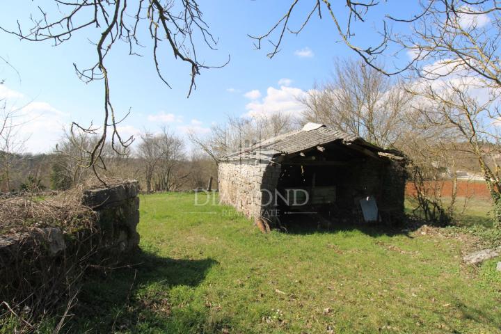 Central Istria, surroundings, house for adaptation with a spacious plot