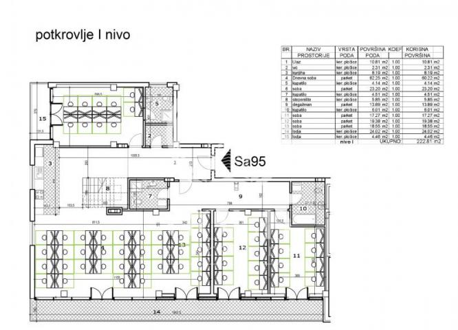 IZDAVANJE LUX POSLOVNOG PROSTORA, BULEVAR OSLOBOĐENJA ID#6694