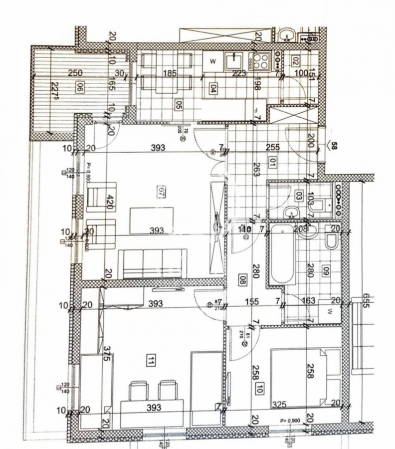 Prodaja 3. 0 Novi Sad, Novo Naselje, 71m2, 144200e ID#6751