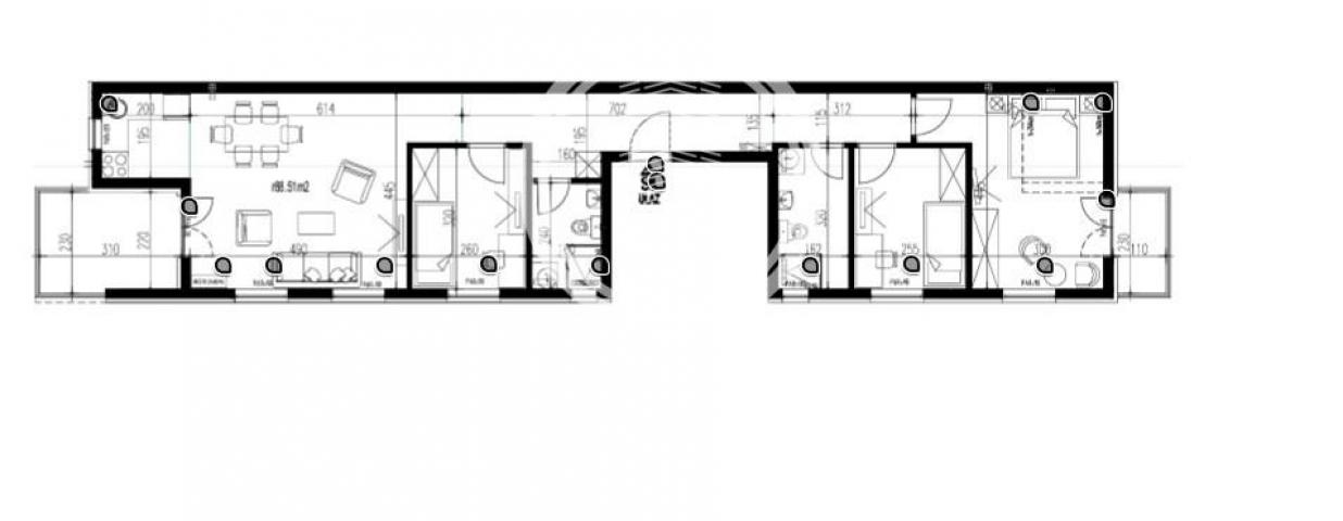 PRODAJA Stan 3. 5: NOVI SAD-Novi Sad-Adice, Centar Adica 89. 00m2, 123075 eur ID#6972