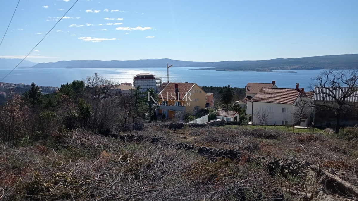 Crikvenica - Zemljište s pogledom na more