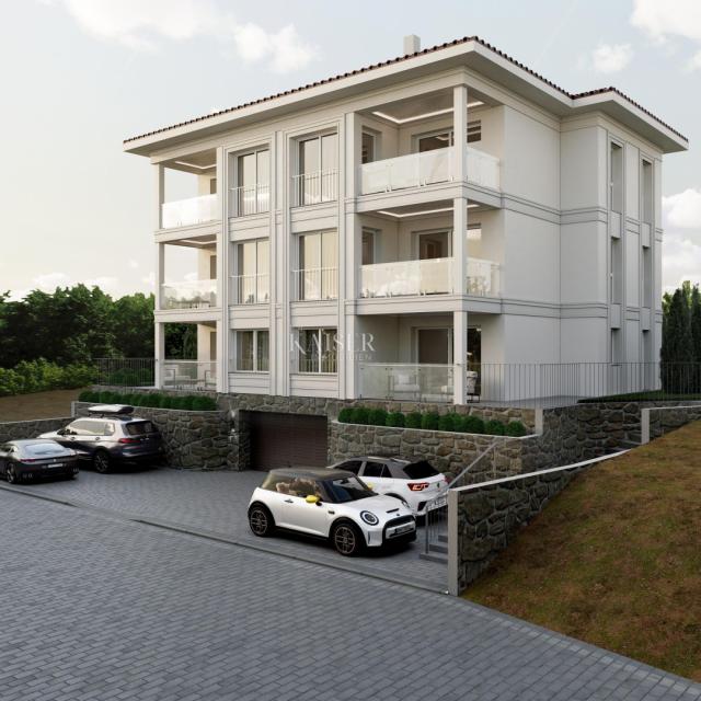 Opatija, Ičići – Wohnung A5 in einem Neubau mit Garage, Swimmingpool, Aufzug und Meerblick