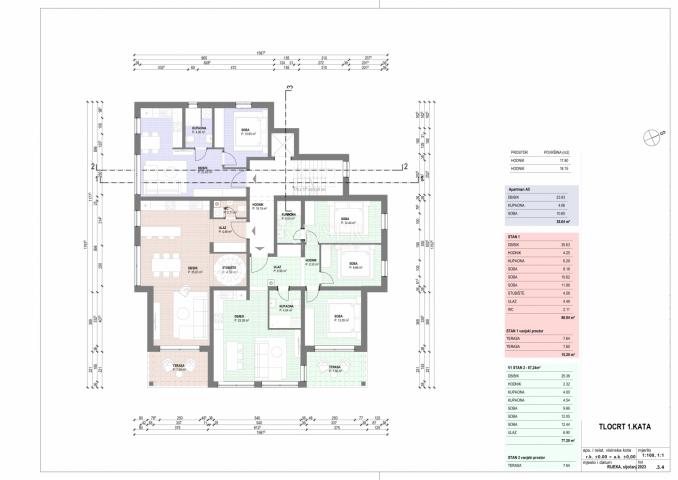 Opatija, Ičići – Wohnung A5 in einem Neubau mit Garage, Swimmingpool, Aufzug und Meerblick