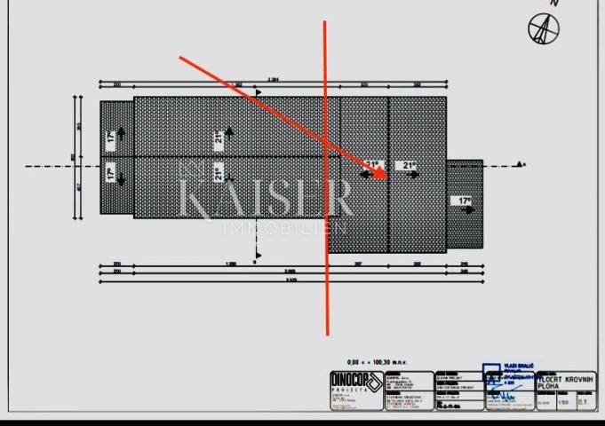 Krk, Risika – Novoizgrađena kamena vila, 150 m2