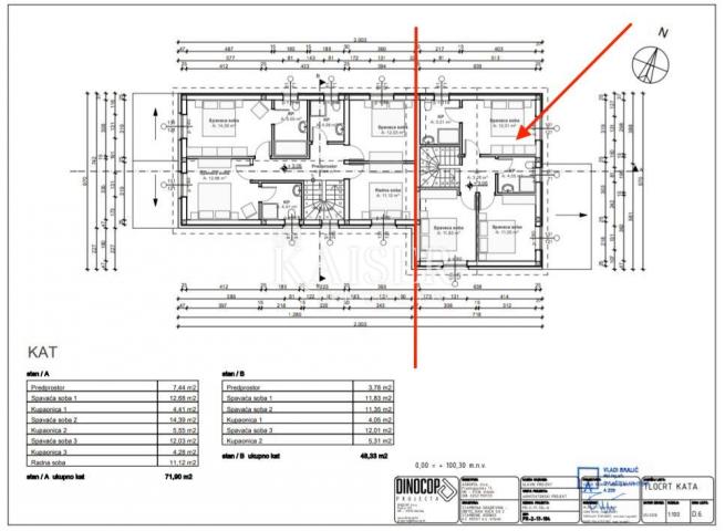 Krk, Risika – Novoizgrađena kamena vila, 150 m2