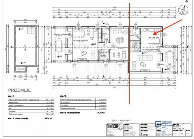 Krk, Risika – Novoizgrađena kamena vila, 150 m2