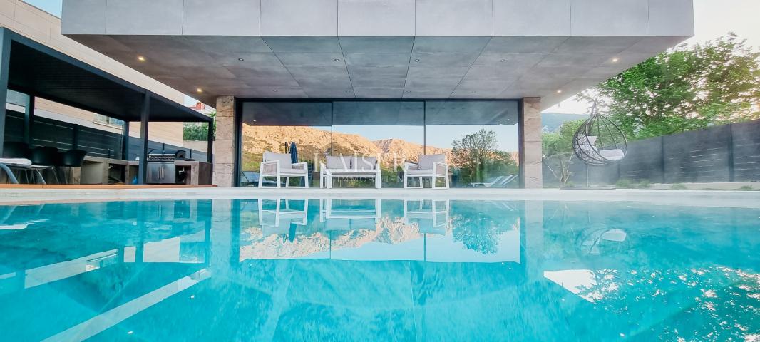 Insel Krk, Baška - Luxusvilla mit Pool