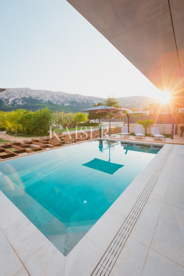 Insel Krk, Baška - Luxusvilla mit Pool