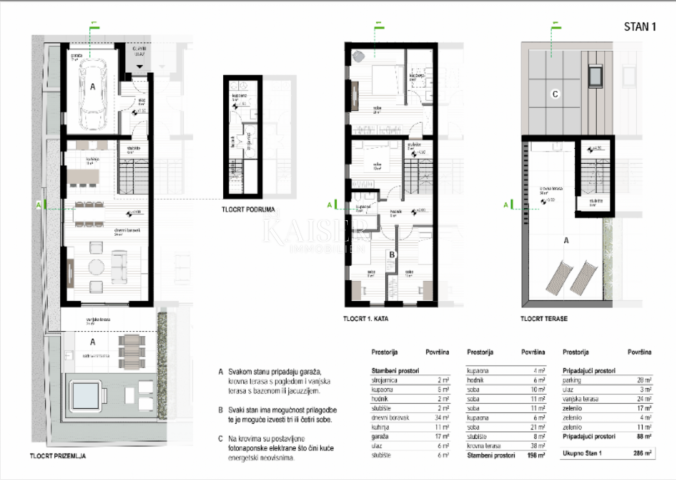 Rijeka, Kostrena -luksuzan stan 198m2