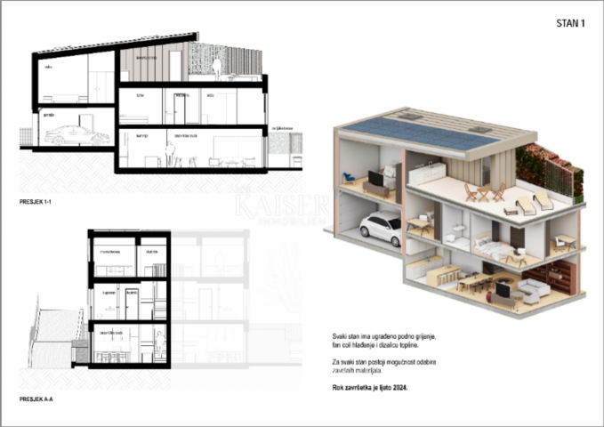 Rijeka, Kostrena -luksuzan stan 198m2