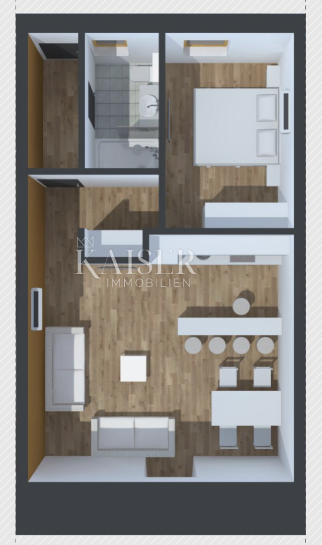 Flat Volosko, Opatija, 62,96m2