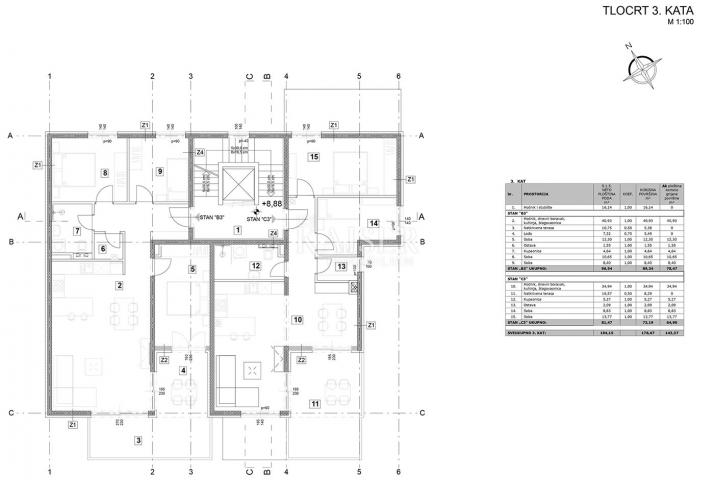 Flat Vabriga, Tar-Vabriga, 89,34m2