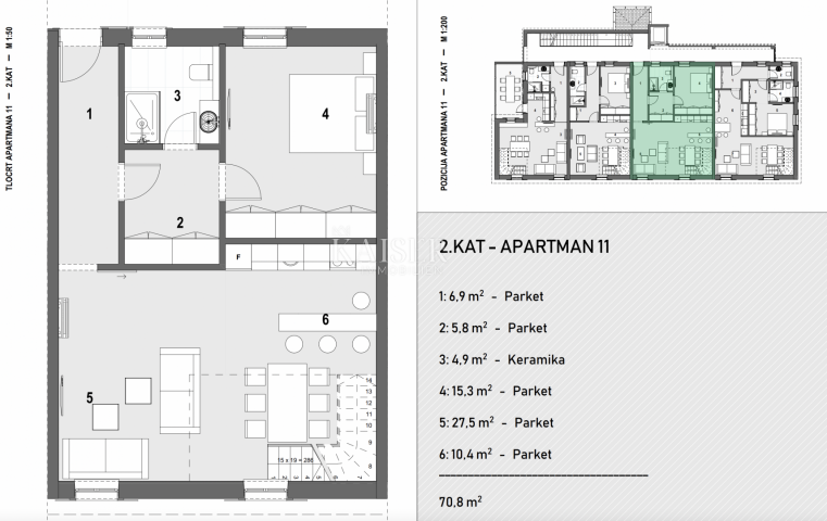 Flat Volosko, Opatija, 155,56m2