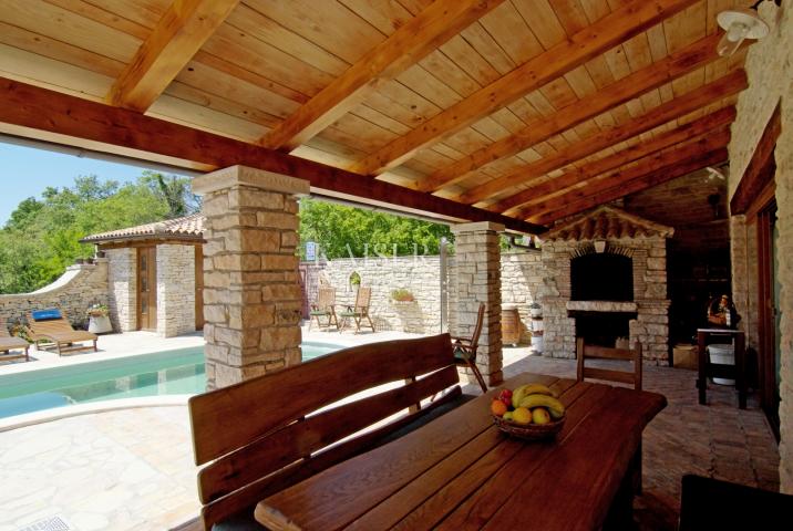 Istria - Barban - stone house with pool and eco certificate, 150 m2