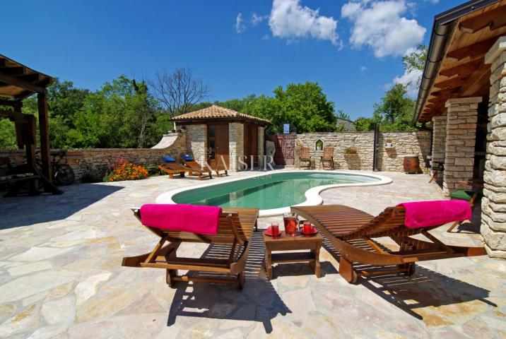 Istria - Barban - stone house with pool and eco certificate, 150 m2