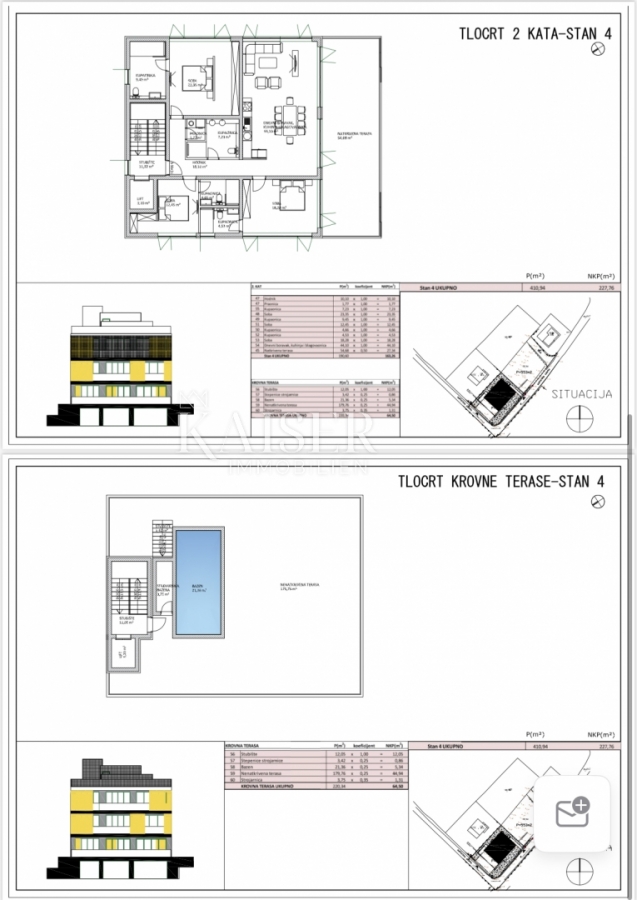 Wohnung Kožino, Zadar - Okolica, 0m2