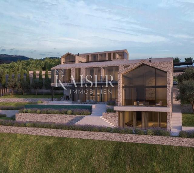 Istria, Motovun - project with building permit for a luxury villa