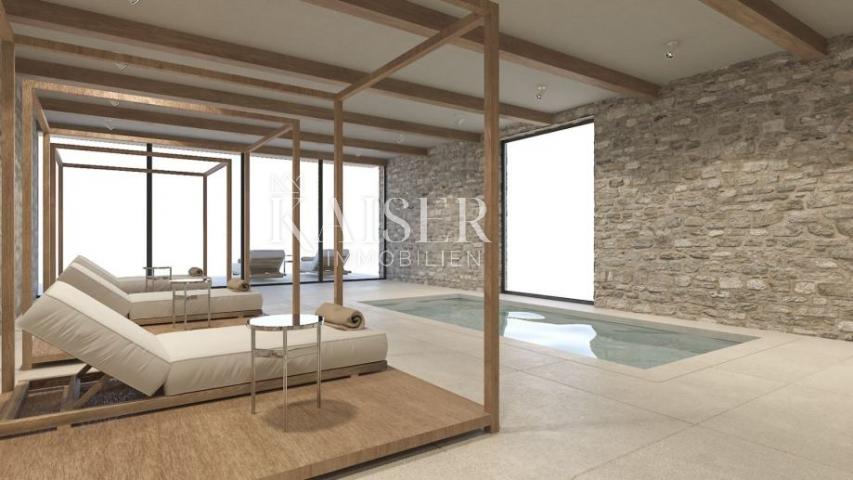 Istria, Motovun - project with building permit for a luxury villa