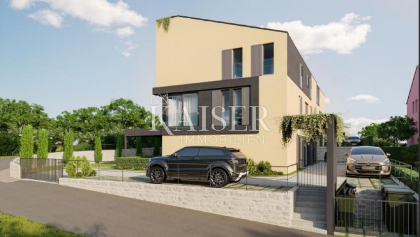 Island of Krk, Krk, two-story apartment under construction, 106 m2