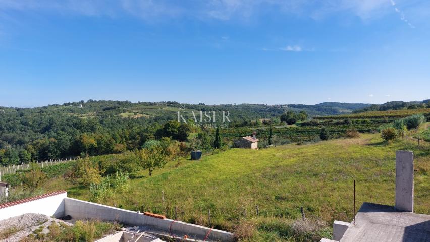 Istria, Momjan, villa with swimming pool under construction