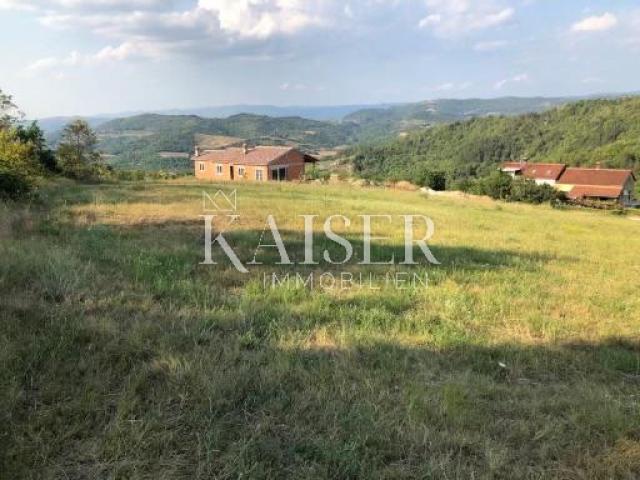 Istrien, Pazin, Baugrundstück mit Blick auf den Butoniga-See