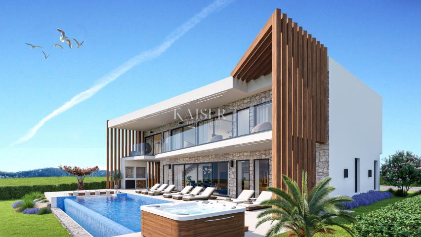 Istria - Poreč, unique modern designer villa with sea view